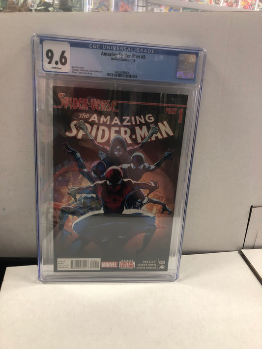 MARVEL COMICS AMAZING SPIDER-MAN #9 (2015) CGC 9.6 WP