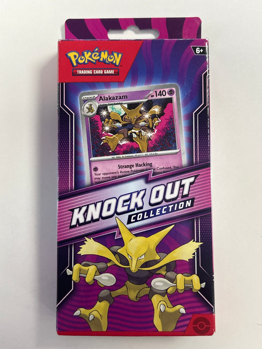 POKÉMON TCG SCARLETT AND VIOLET ALAKAZAM KNOCK OUT COLLECTION