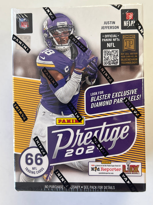2024 NFL MEGA BOX PANINI PRESTIGE 66 CARDS PER BOX TRADING CARDS