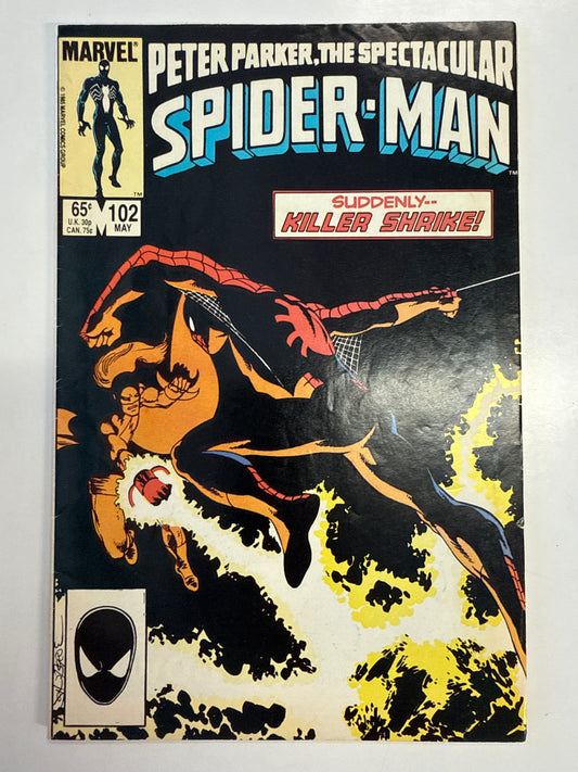 MARVEL COMICS PETER PARKER THE SPECTACULAR SPIDER-MAN #102