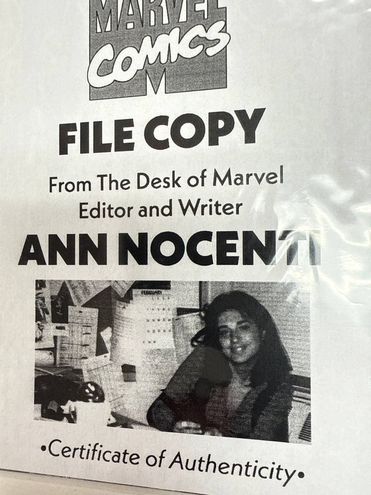 MARVEL COMICS STAR WARS #2 FILE COPY EDITORS COPY