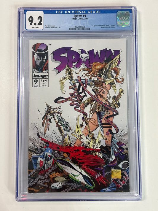 IMAGE COMICS SPAWN #9 CGC 9.2