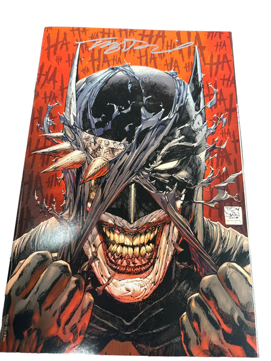 DC BATMAN WHO LAUGHS #1 SIGNED BY TONY S. DANIEL WITH COA