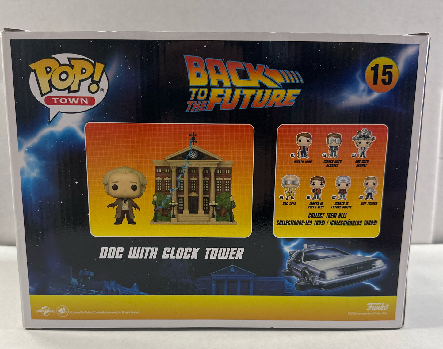 BACK TO THE FUTURE DOC WITH CLOCK TOWER 15 FUNKO (2020)