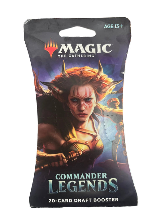 MAGIC THE GATHERING COMMANDER LEGENDS 20- CARD DRAFT BOOSTER HANGER PACK