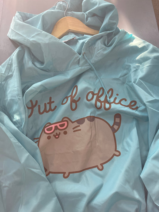 SWEATER PUSHEEN RAIN JACKET HOOD WOMANS SIZE
