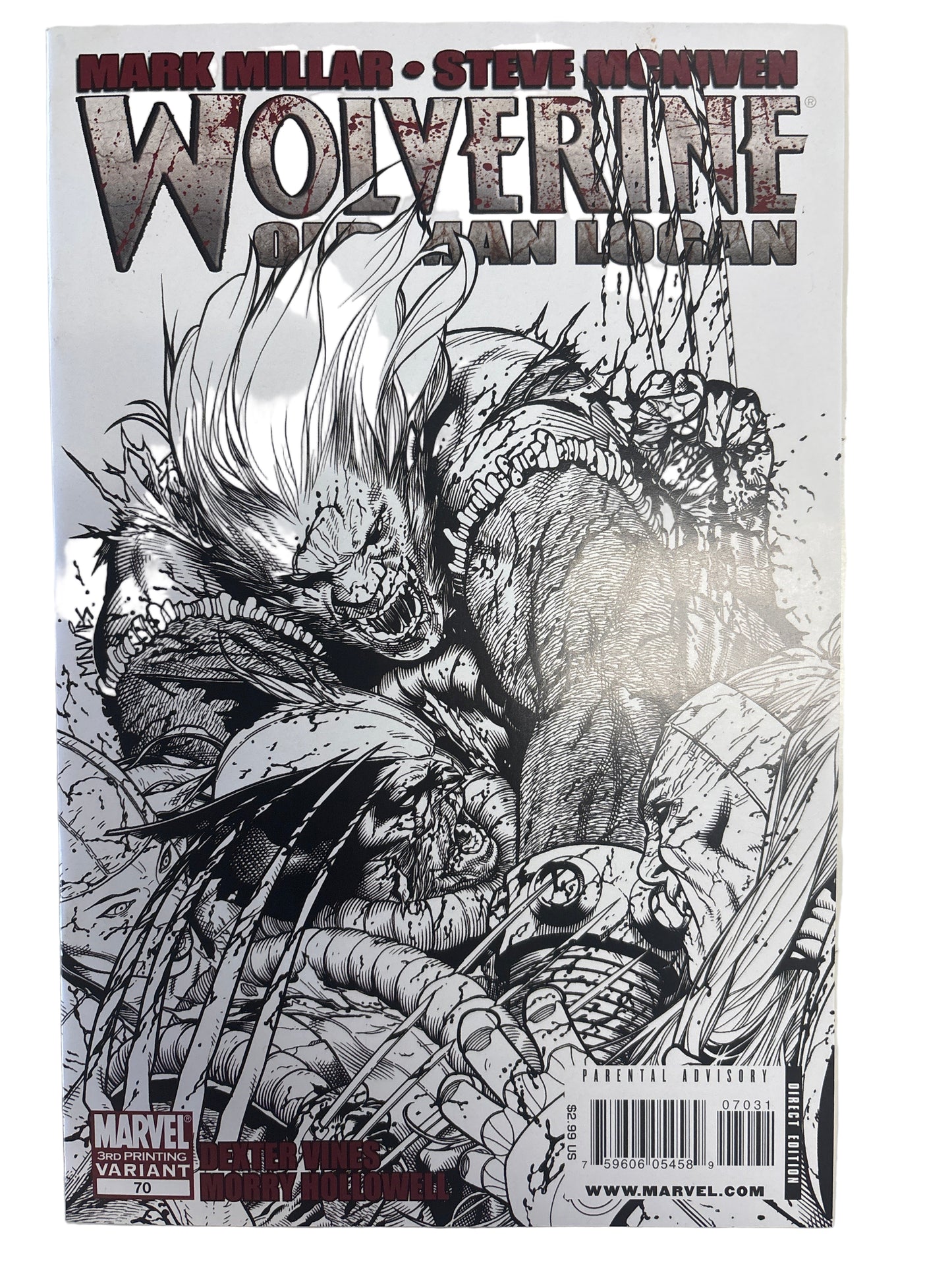 MARVEL WOLVERINE #70 3RD PRINTING SKETCH VARIANT