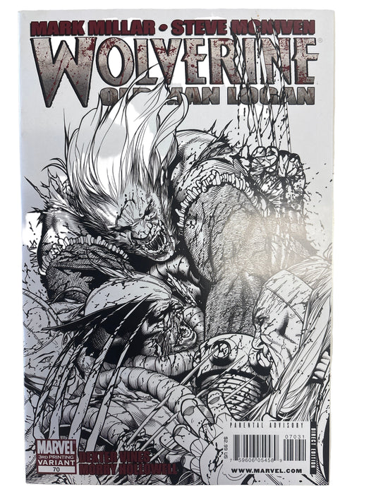 MARVEL WOLVERINE #70 3RD PRINTING SKETCH VARIANT