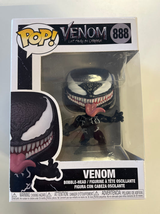 FUNKO POP VENOM # 888 BOBBLE HEAD VINYL FIGURE