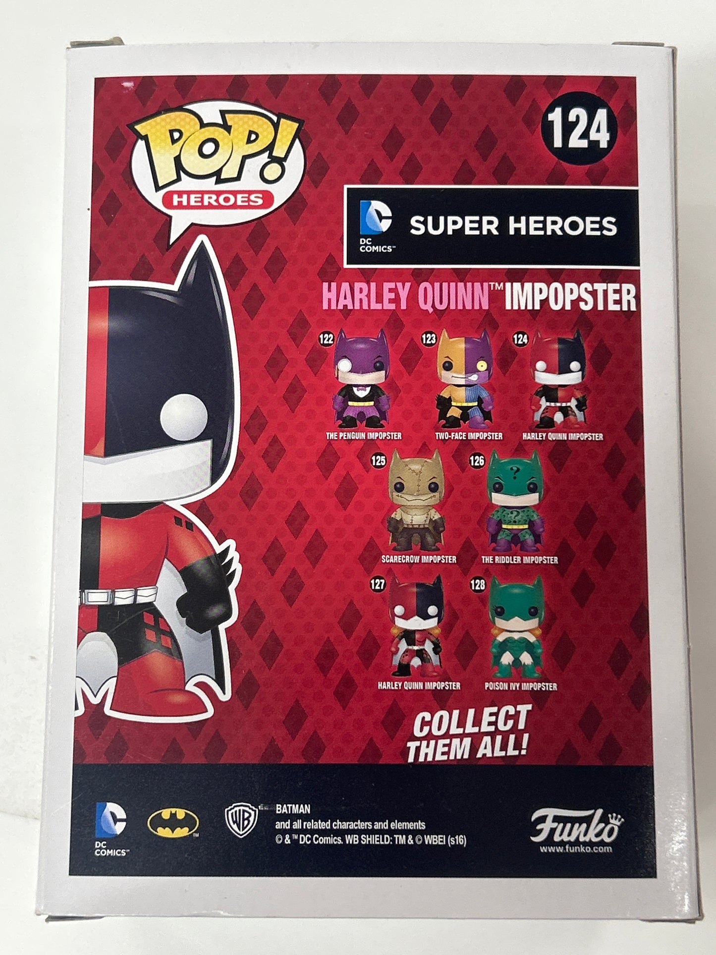 FUNKO POP DC “HARLEY QUINN” IMPOSTER GREAT CONDITION