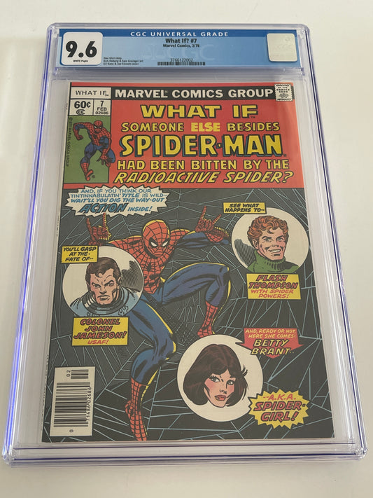 MARVEL COMICS WHAT IF? SPIDER-MAN #7 CGC 9.6