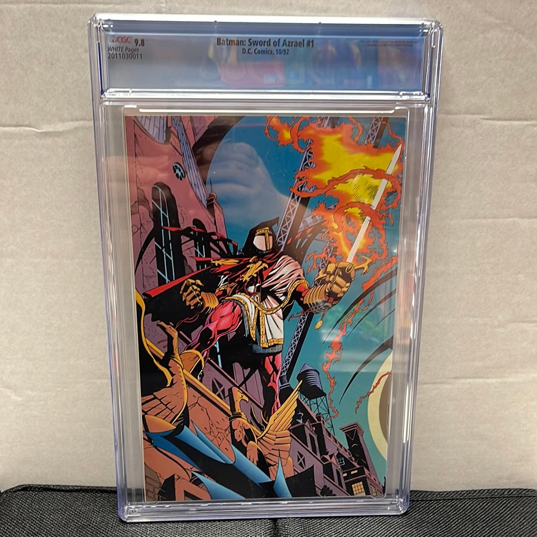 DC COMICS BATMAN SWORD OF AZREAL CGC 9.8