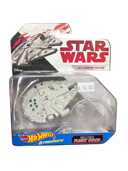 STAR WARS HOTWHEELS STARSHIPS MILLENNIUM FALCON