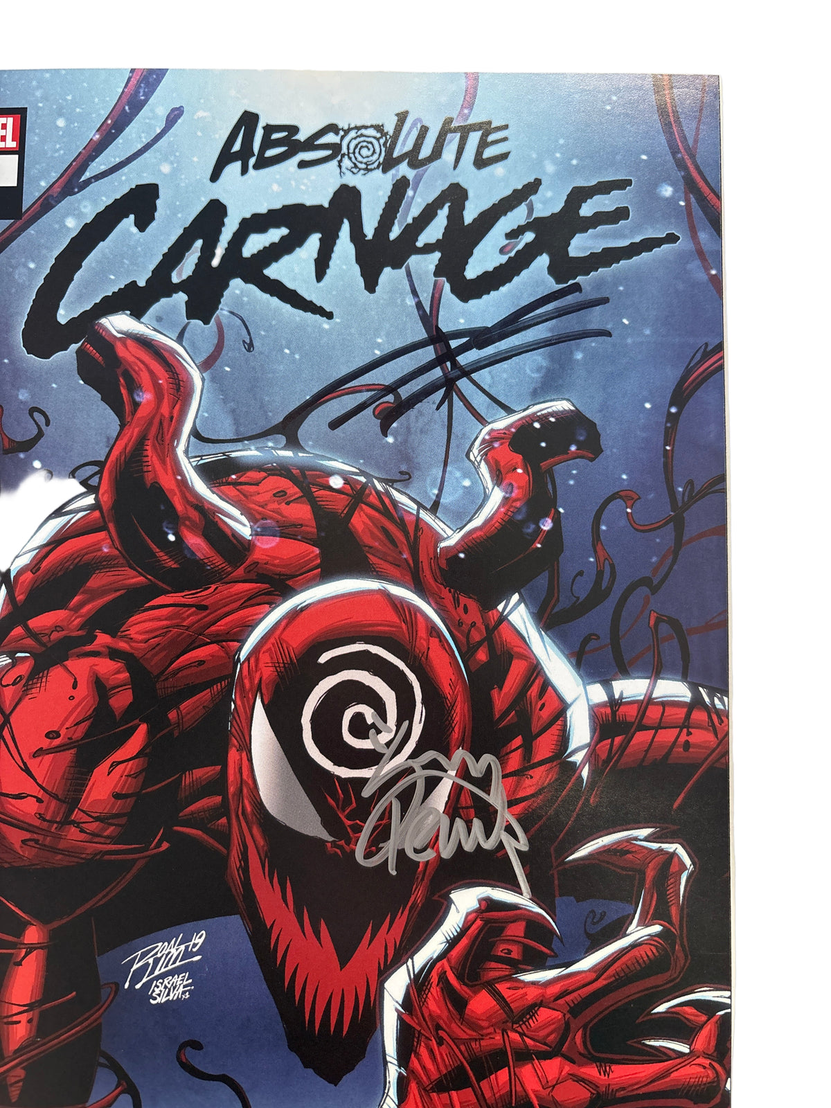 MARVEL ABSOLUTE CARNAGE #1 VARIANT EDITION SIGNED BY RYAN STEGMAN & DONNY CATES WITH CERTIFICATE OF AUTHENTICITY