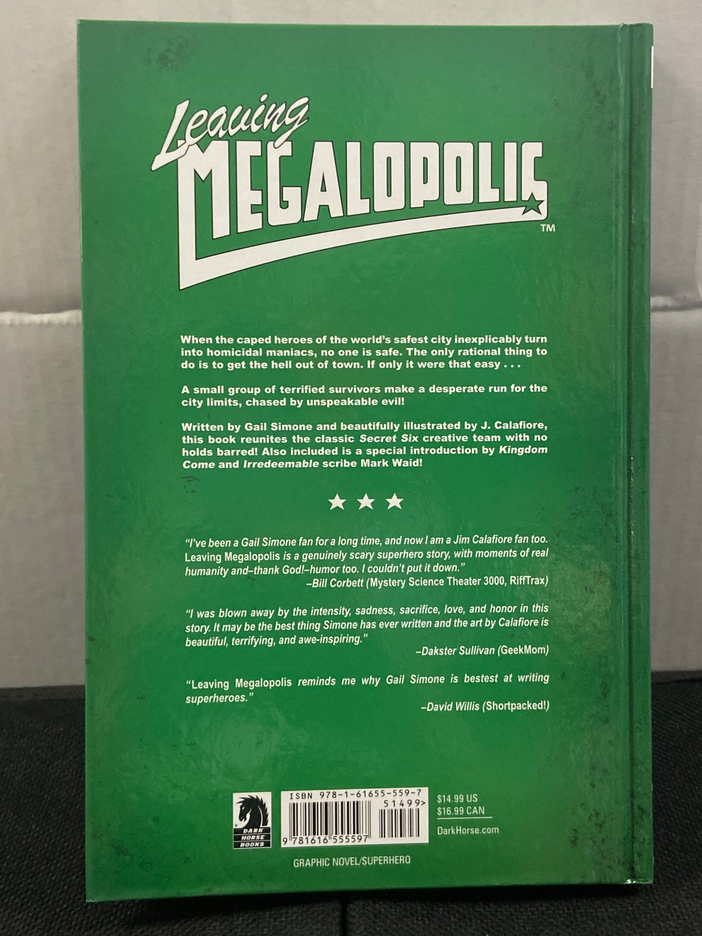 DARK HORSE COMICS LEAVING MEGALOPOLIS