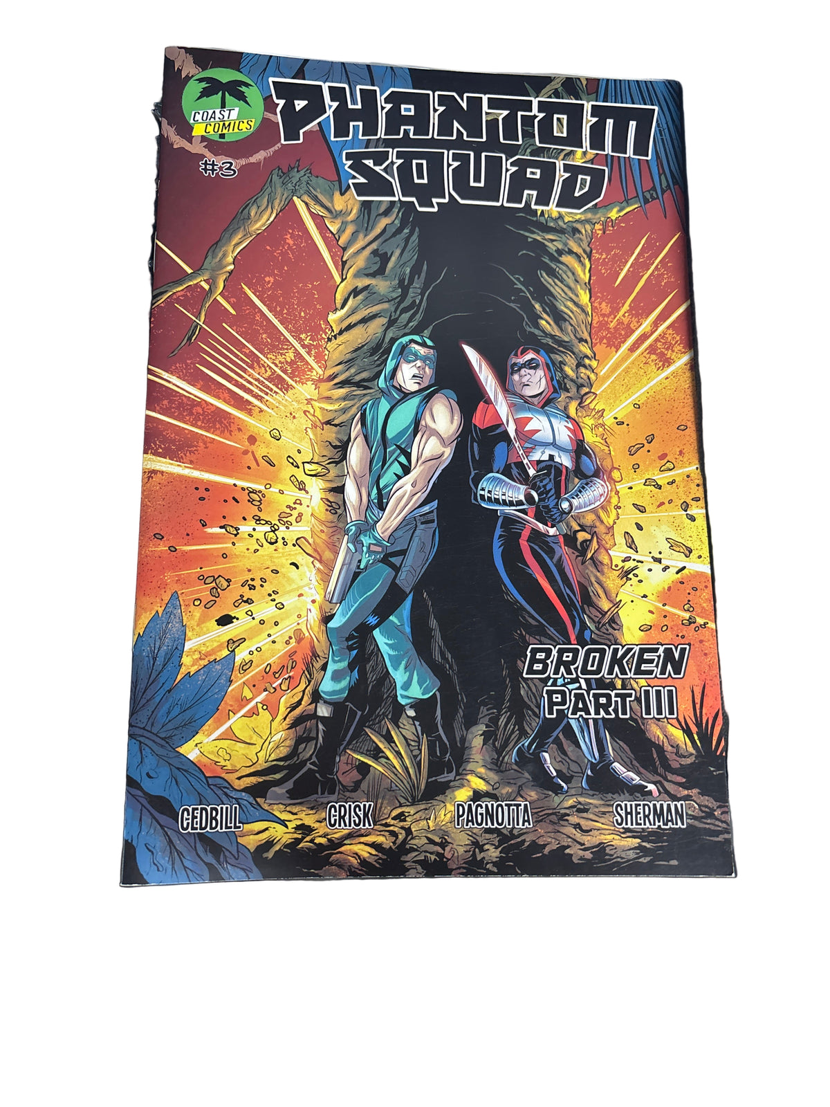 COAST COMICS PHANTOM SQUAD BROKEN PART V #3 10/25