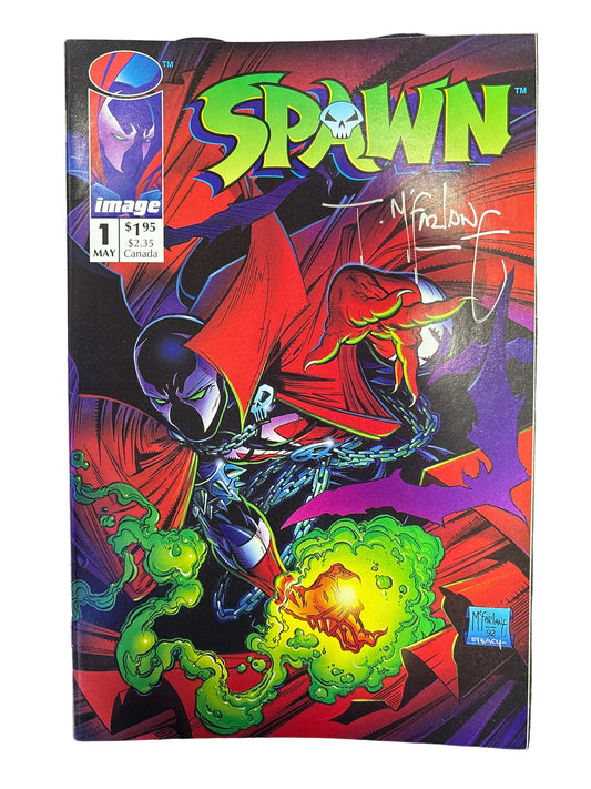 IMAGE SPAWN #1 SIGNED BY TODD MCFARLANE