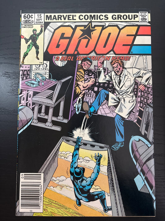 MARVEL COMICS GROUP G.I. JOE A REAL AMERICAN HERO #15 NEWSSTAND