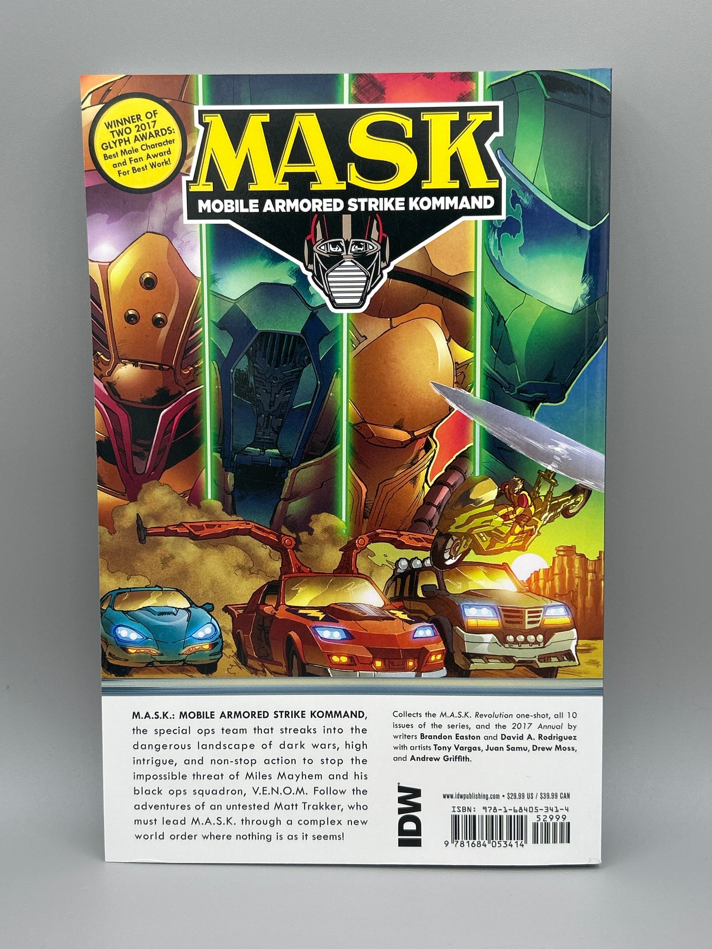 IDW Mask Mobile Armored Strike Kommand Trade Paperback