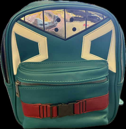 MY HERO ACADEMIA BACKPACK PURSE PLEATHER QUALITY teal
