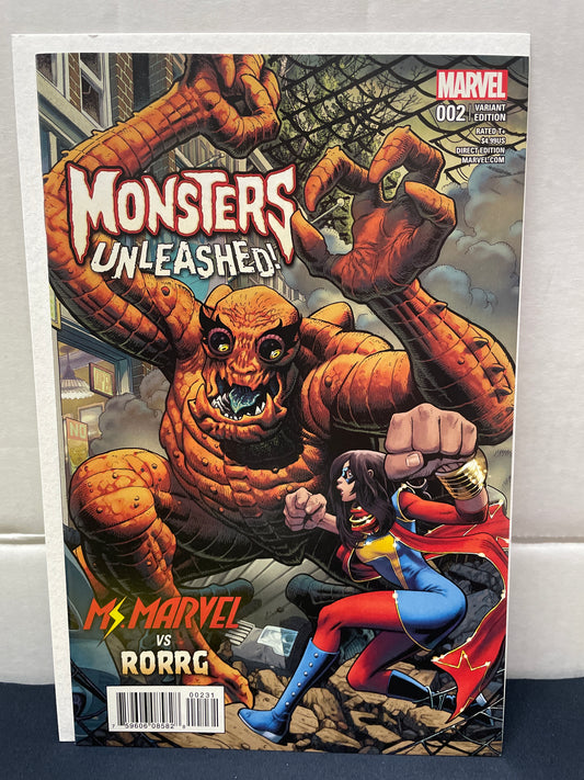 MONSTERS UNLEASHED! #2 ART ADAMS 1:100 VARIANT (2017, NM+) VHTF