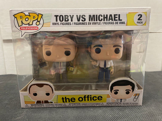 FUNKO POP TELEVISION TOBY VS MICHAEL (2019, 2 PACK EXCELLENT CONDITION!)