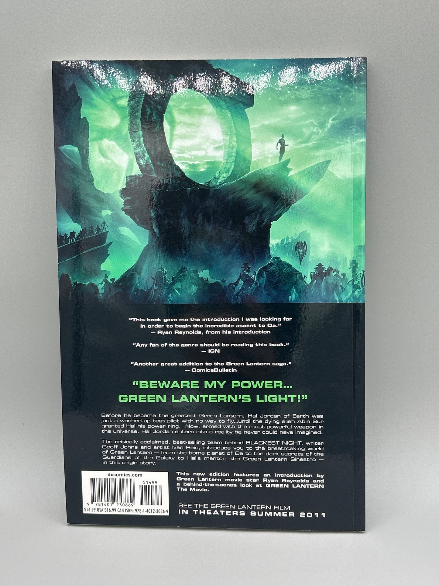 DC Green Lantern Secret Origin (Ryan Reynolds) Trade Paperback