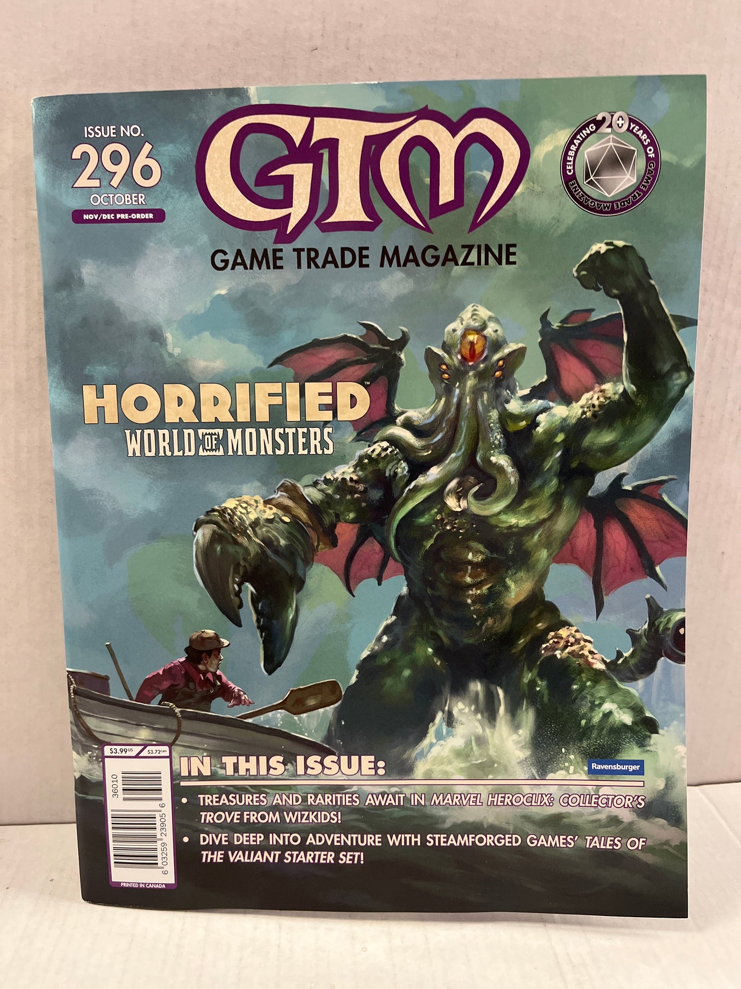 GAME TRADE MAGAZINE #296 (BRAND NEW, OCTOBER 2024) GTM