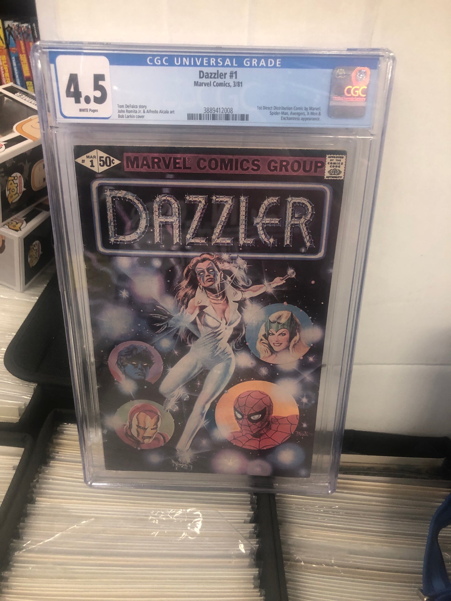 MARVEL COMICS DAZZLER #1 (1981) CGC 4.5 WP
