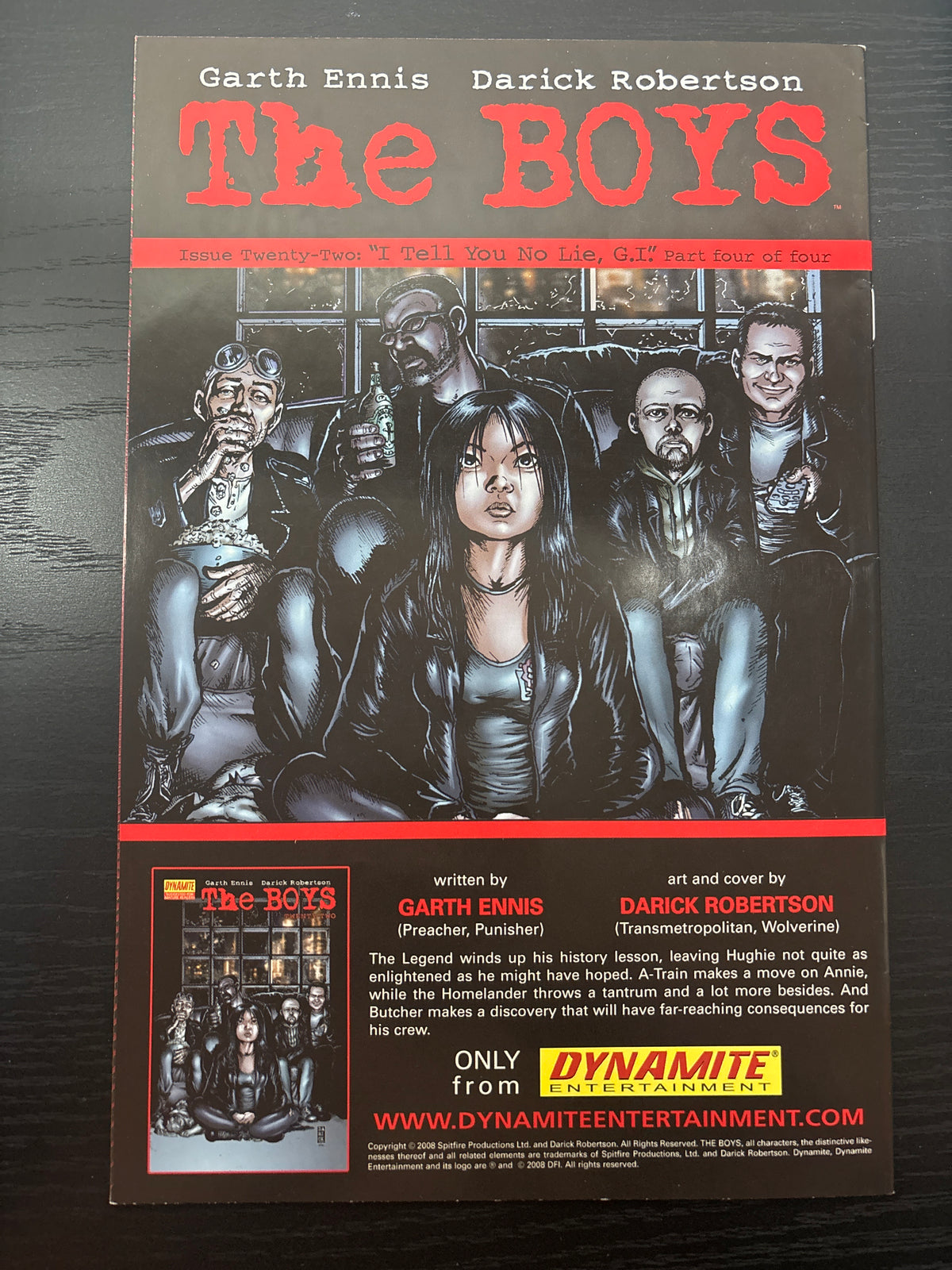 DYNAMITE THE BOYS #21