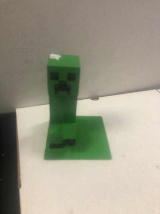 MINECRAFT CREEPER BOOKENDS SET OF TWO GREAT CONDITION