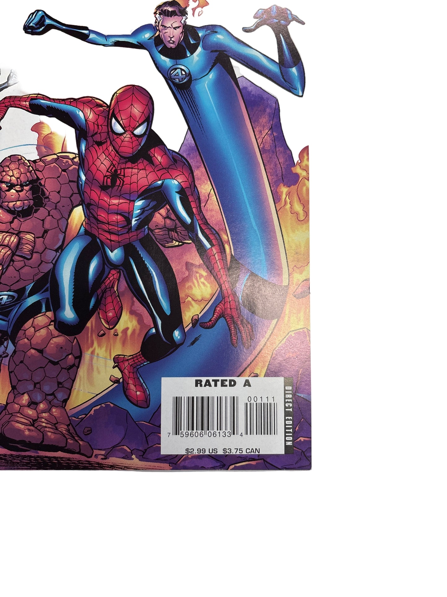 MARVEL COMICS SPIDER-MAN AND THE FANTASTIC FOUR #1