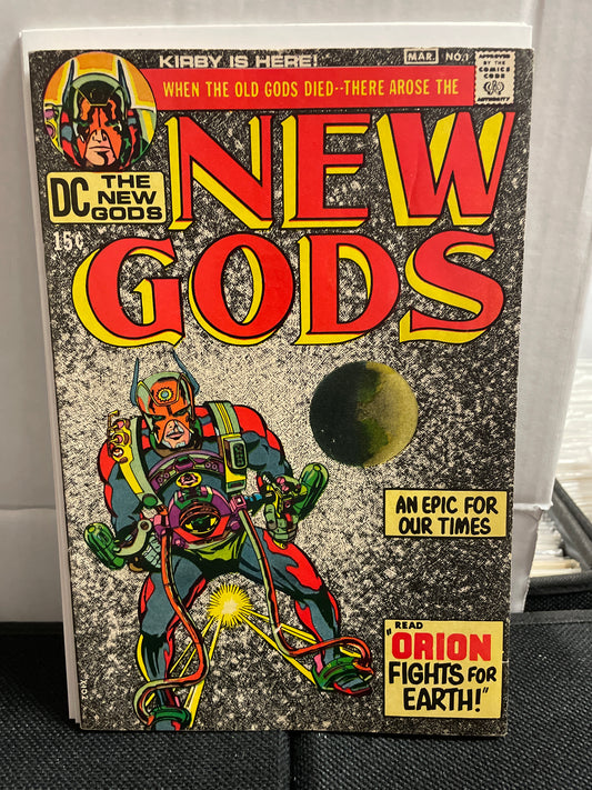 NEW GODS #1 (1971, KIRBY KEY, 1st NEW GODS/HIGHFATHER/ORION/METRON/4th DARKSEID) VF+