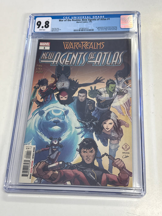 MARVEL THE WAR OF THE REALMS NEW AGENTS OF ATLAS #1 A COVER CGC 9.8