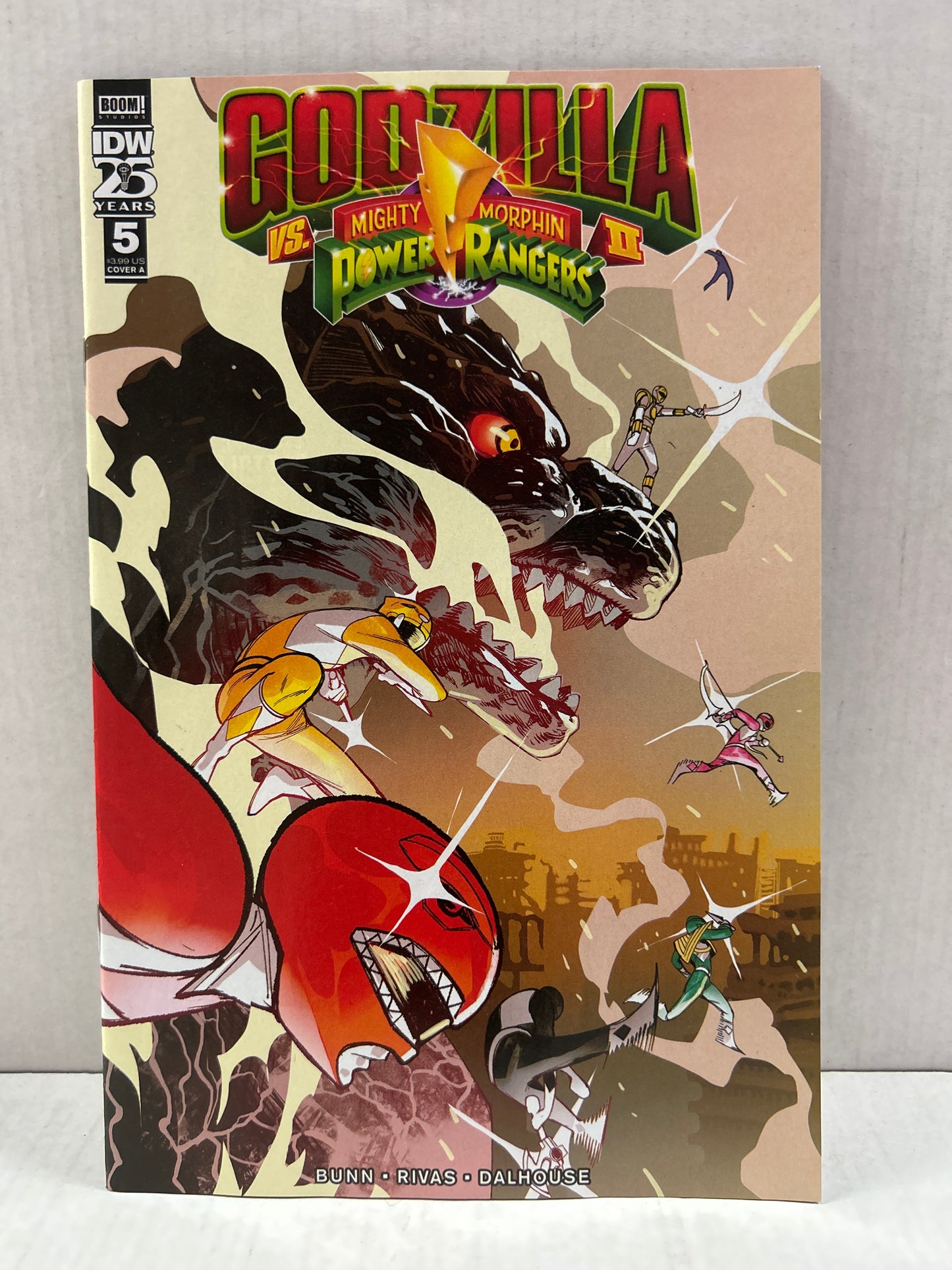 GODZILLA VS THE POWER RANGERS 2 #5 COVER A