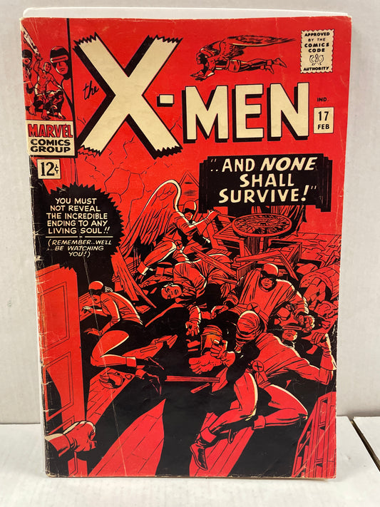 THE X-MEN #17 (1966, MARVEL SILVER AGE COMIC BOOK!) VG++ OR BETTER!