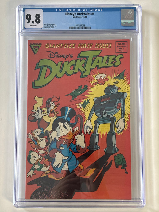 GLADSTONE COMICS DISNEY’S DUCKTALES #1 CGC 9.8
