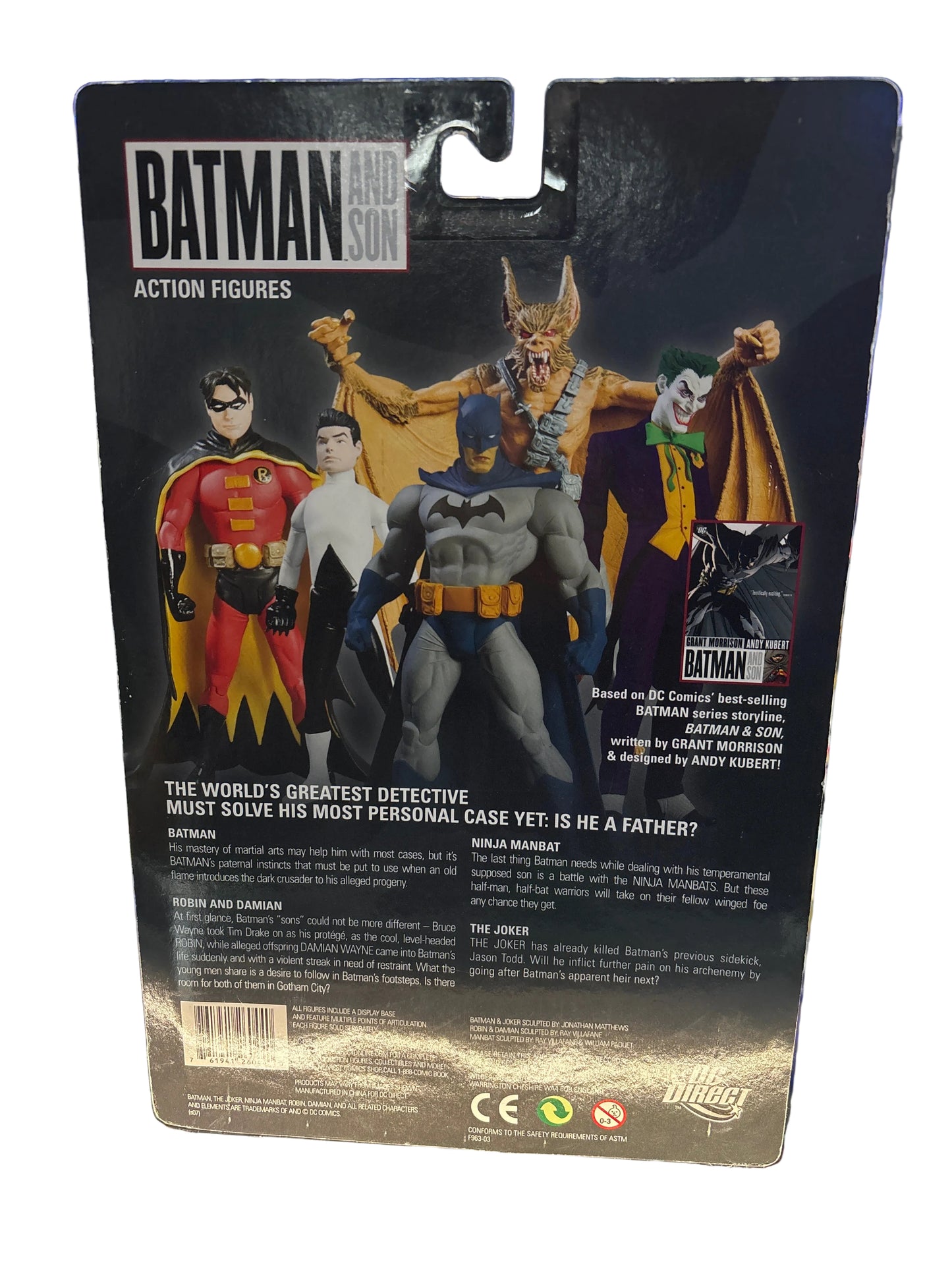 BATMAN AND SON ACTION FIGURES BATMAN
