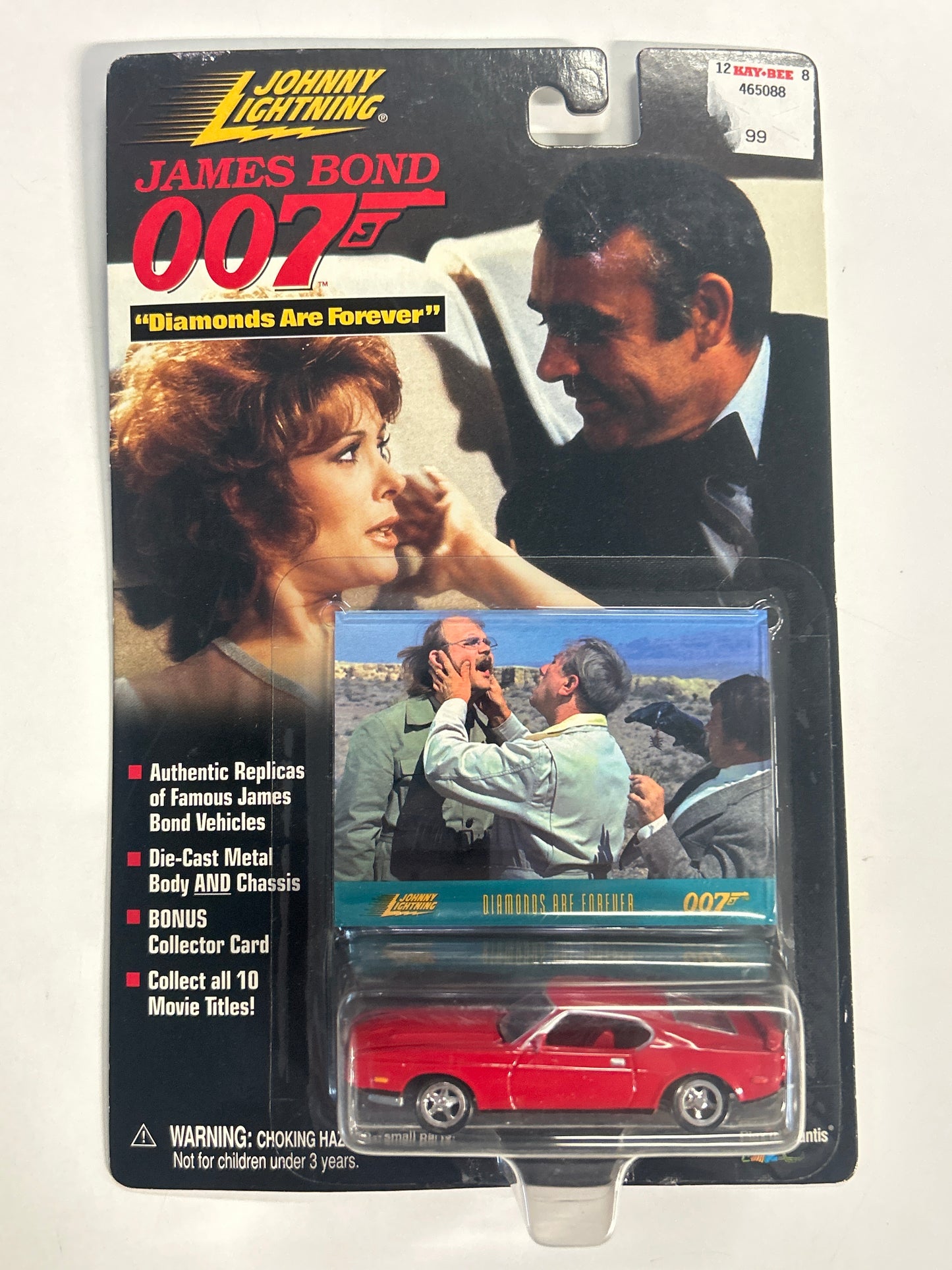 JOHNNY LIGHTNING JAMES BOND 007 DIAMONDS ARE FOREVER (1995) LIGHT PLAY CONDITION IN BOX