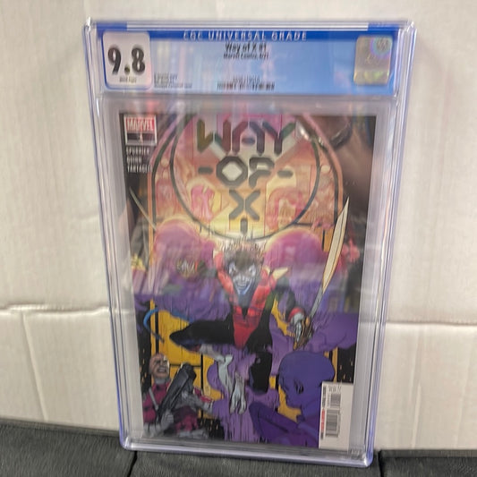 MARVEL COMICS, WAY OF X #1 CGC 9.8 (2021 Nightcrawler)