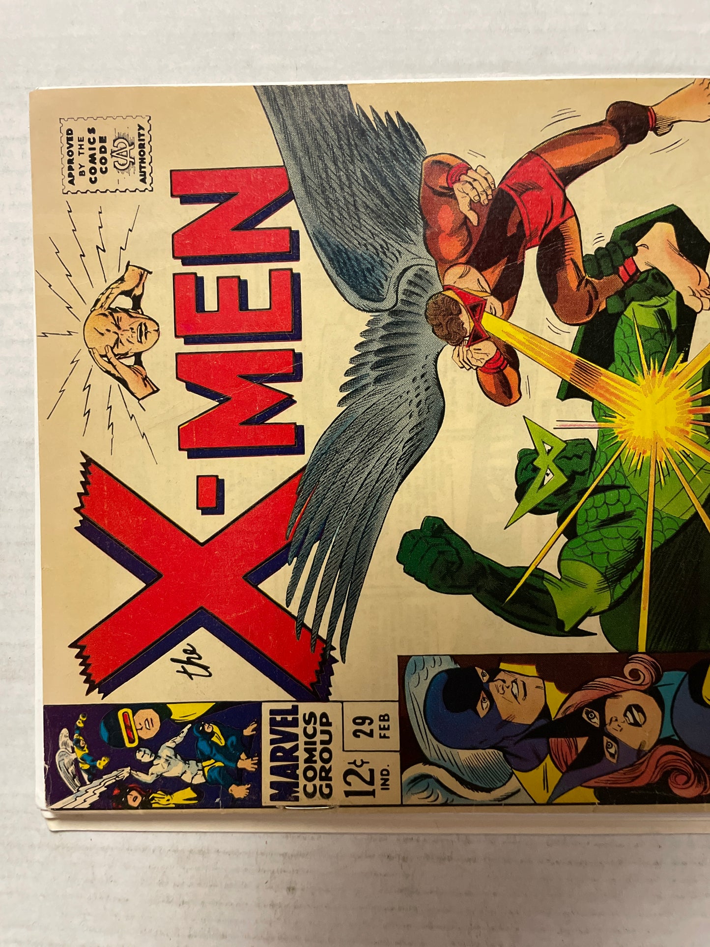THE X-MEN #29 FINE++/VF- BEAUTY!! (1967, MARVEL SILVER AGE COMIC BOOK) CLASSIC MIMIC COVER!