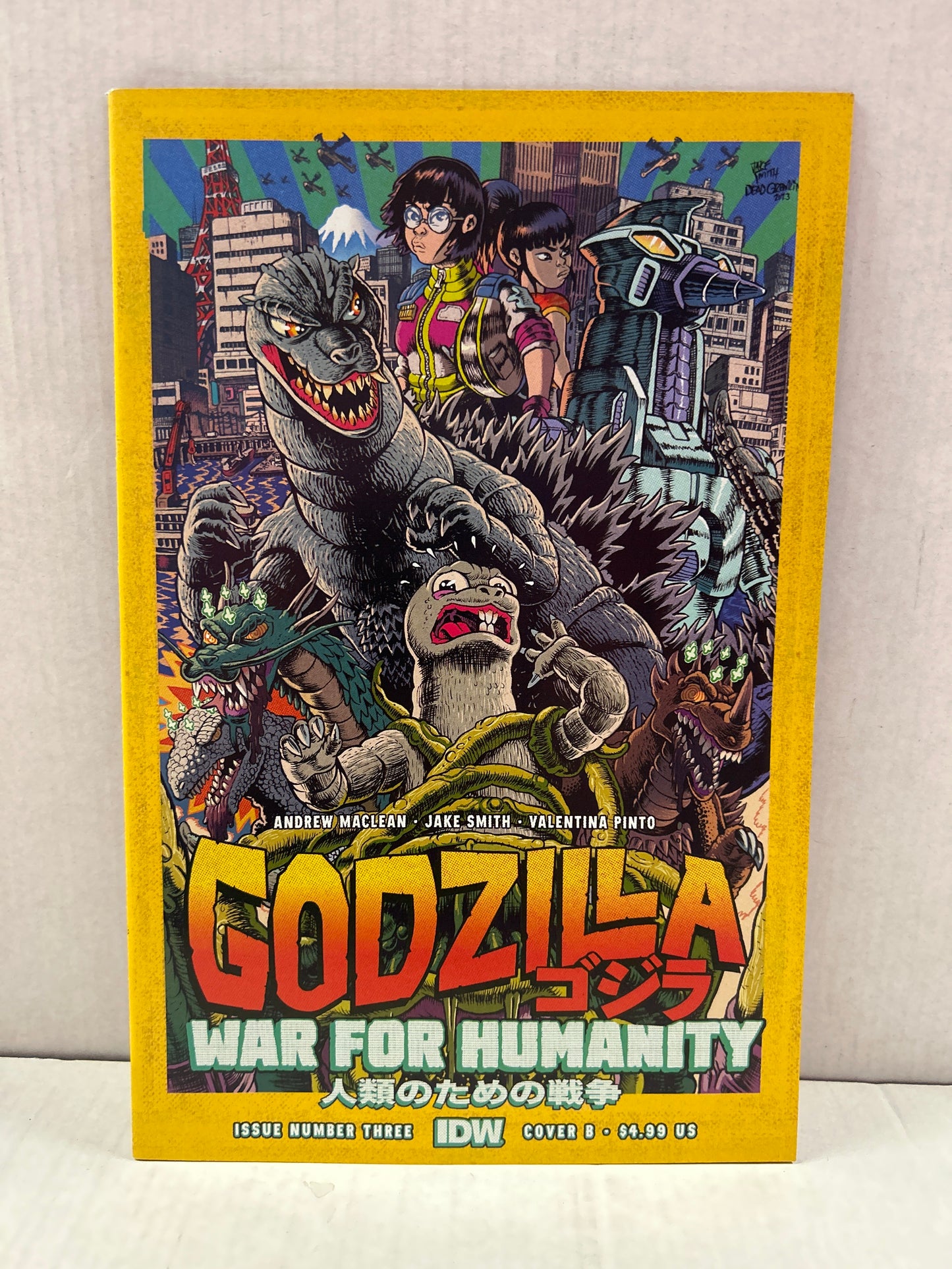 IDW GODZILLA WAR FOR HUMANITY #3 COVER B