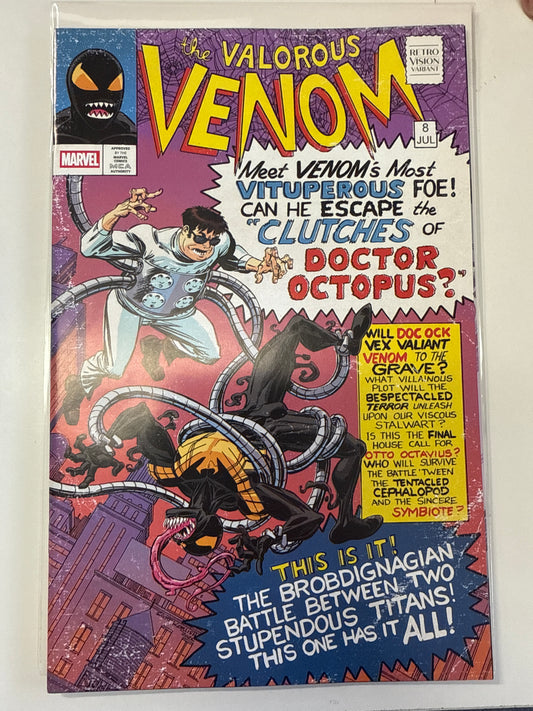 MARVEL COMICS ALL NEW VENOM #8 RETRO VISION VARIANT