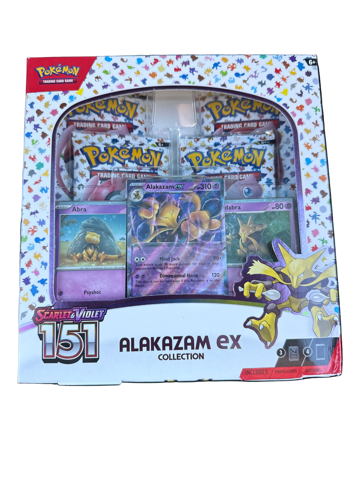 POKEMON TCG ALAKAZAM EX COLLECTION BOX 151