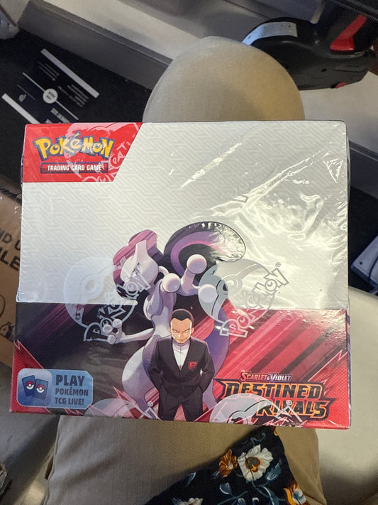 POKEMON TCG SCARLET VIOLET DESTINED RIVALS BOOSTER BOX 36 packs