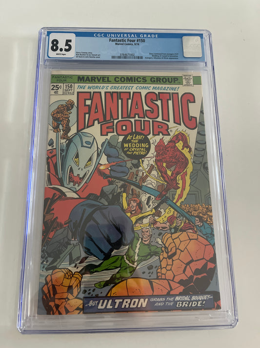 MARVEL COMICS FANTASTIC FOUR #150 CGC 8.5