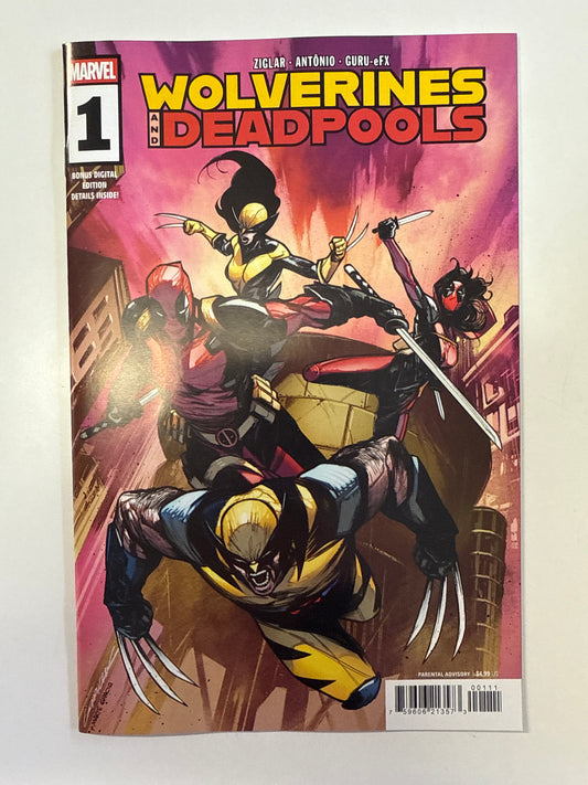 MARVEL COMICS WOLVERINES AND DEADPOOLS #1