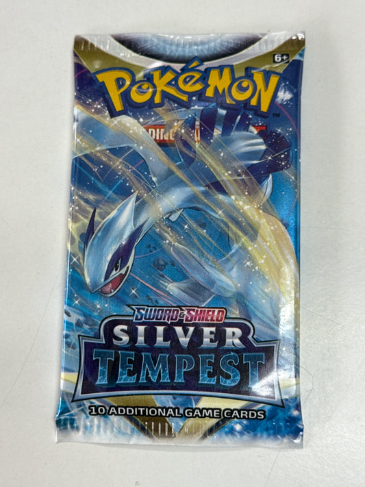 POKEMON TRADING CARD GAME TCG SWORD & SHIELD SILVER TEMPEST BOOSTER PACK