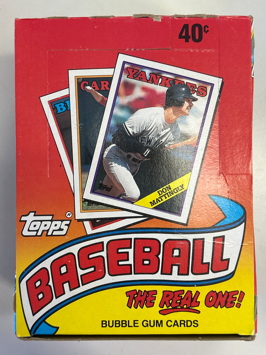 TOPPS 1988 MAJOR LEAGUE BASEBALL CARDS BOX 36 PACKS
