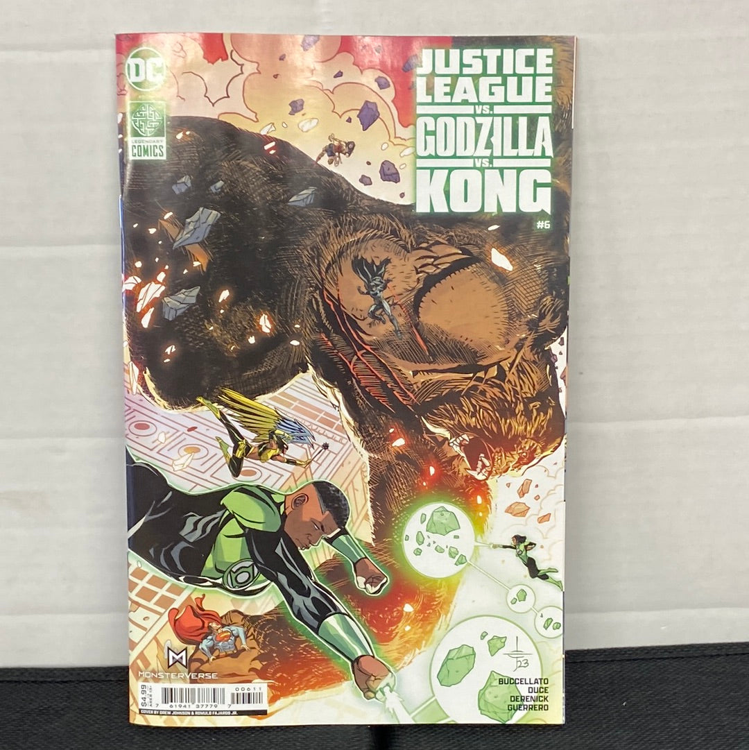 DC COMICS JUSTICE LEAUGE VS GODZILLA VS KONG 6 VARIANT